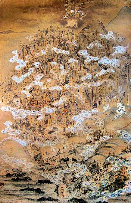 御岩神社御岩山霊場図